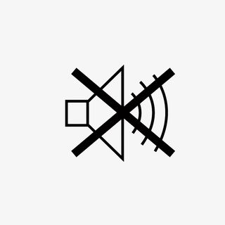 喇叭禁音标识免抠