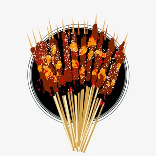 卡通手绘烧烤食物免抠 卡通手绘烧烤食物免抠