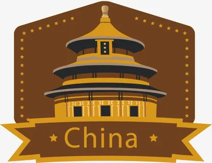 矢量中国天坛标签免抠 矢量中国天坛标签免抠
