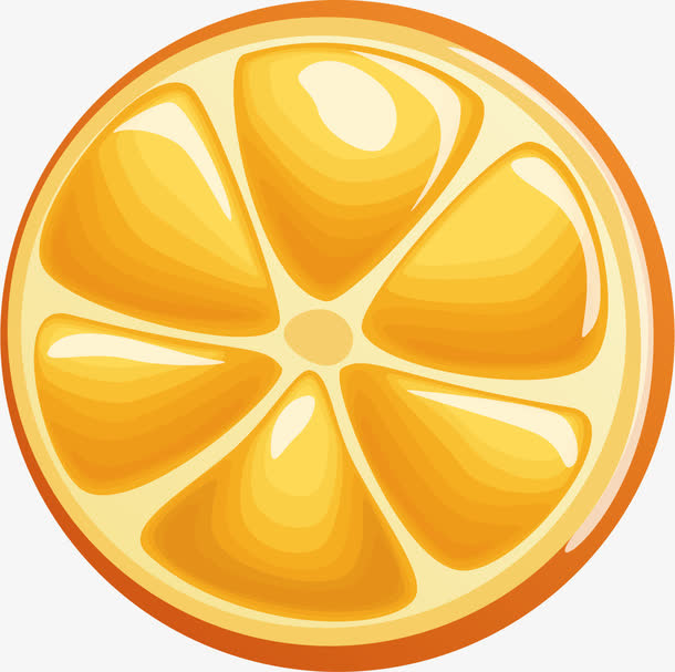 橙子瓣矢量免抠