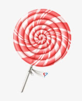 创意手绘红色甜蜜糖果免抠