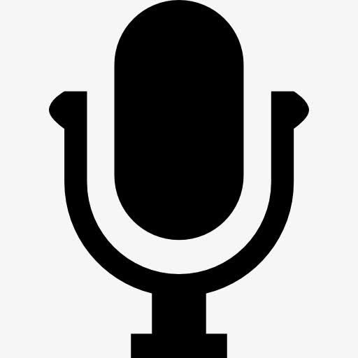 语音麦克风符号图标免抠