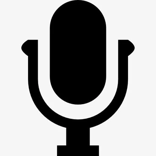 语音麦克风符号图标免抠