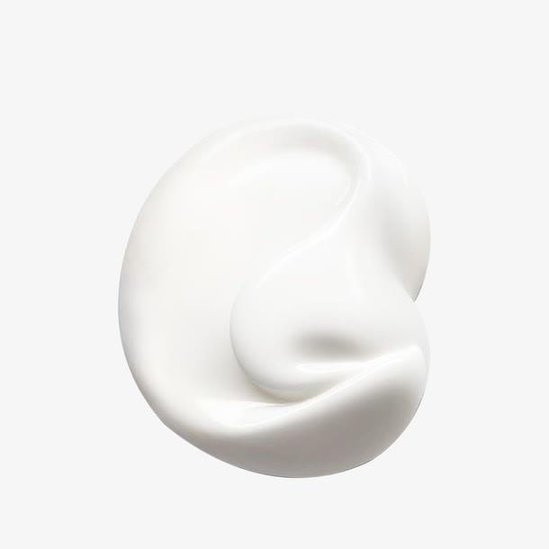 白色洗面奶泡沫素材免抠