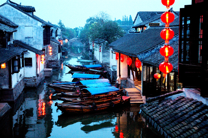 古镇文艺景点旅游平面广告高清