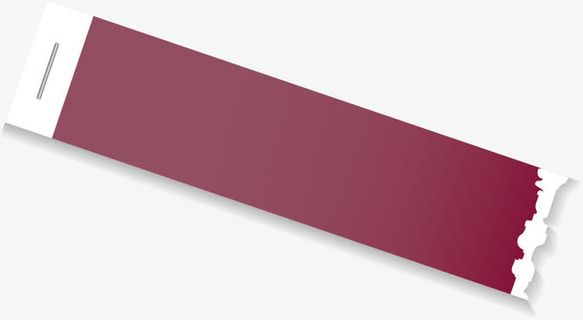 红色简约碎纸免抠