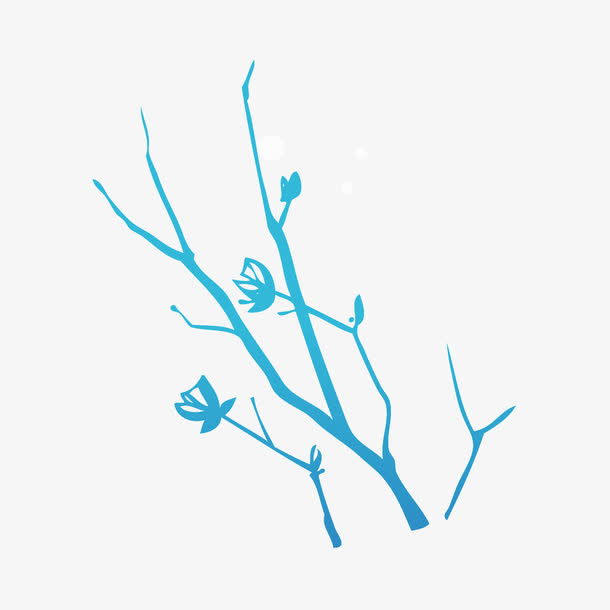 卡通手绘树枝免抠