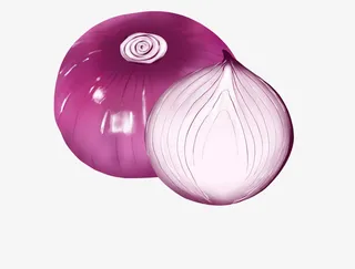 紫色漂亮的圆葱免抠