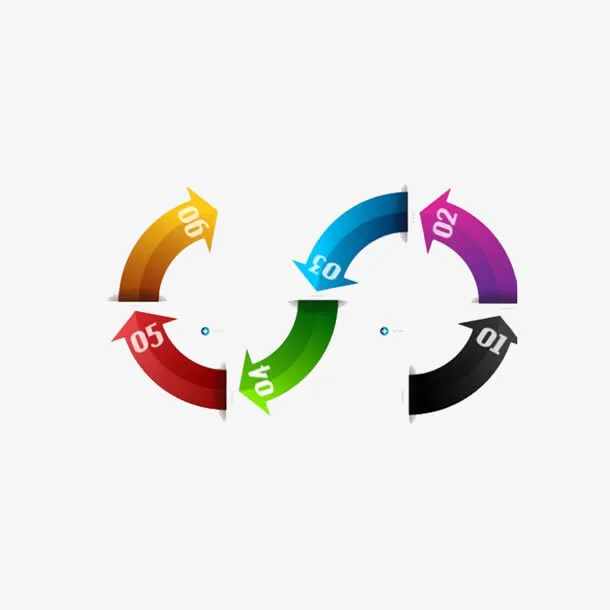 ppt元素 箭头  旋转免抠