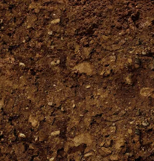 黄色矿物质粉末泥土免抠