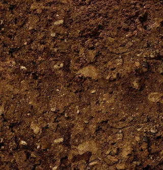 黄色矿物质粉末泥土免抠