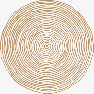 卡通棕色木桩png图免抠