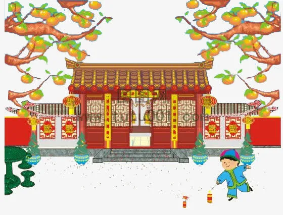 放鞭炮的男孩免抠