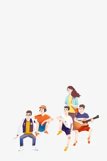 青春，毕业季，成长免抠