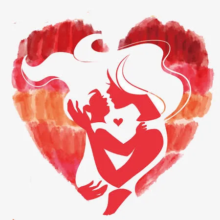 母亲节装饰图案免抠