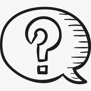 泡泡和Question Mark 图标免抠