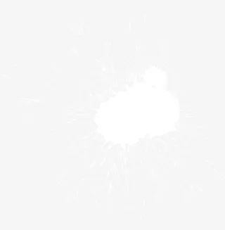 白色清新墨迹免抠