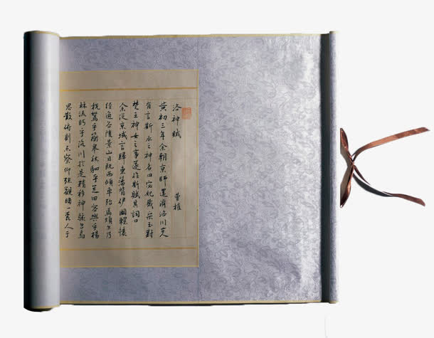 中国古代卷轴免抠