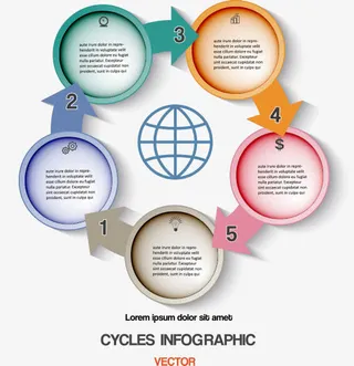 圆形箭头ai矢量图标免抠