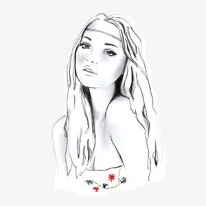 英伦美女免抠