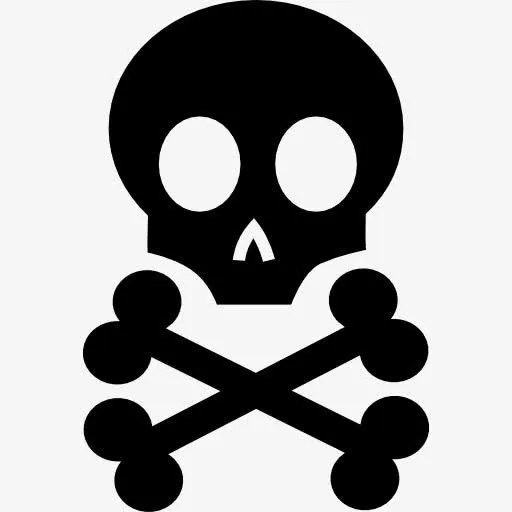死亡的骷髅图标免抠