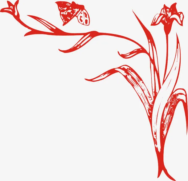 花朵背景边框