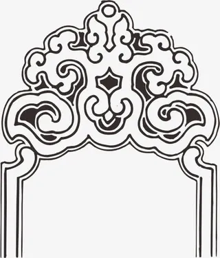 中国传统花纹免抠