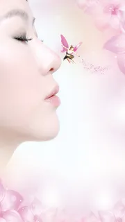 红色花香护肤品源文件H5背景高清 红色花香护肤品源文件H5背景高清