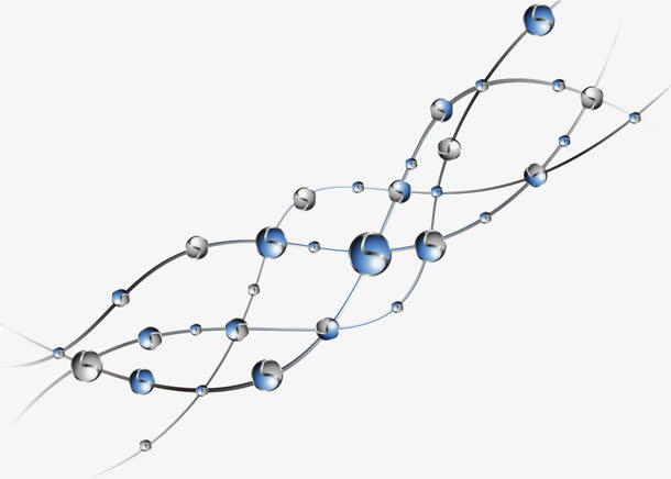 分子结构矢量素材免抠