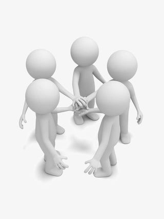 商务小人团队免抠装饰ppt元素