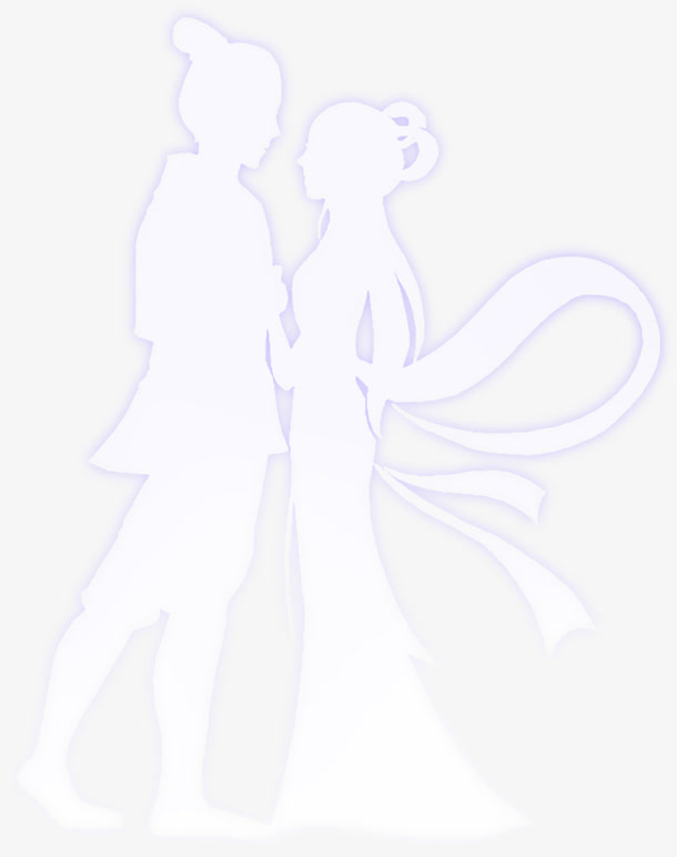 创意合成牛郎织女鹊桥相会免抠