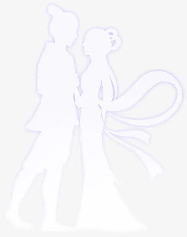 创意合成牛郎织女鹊桥相会免抠