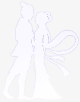 创意合成牛郎织女鹊桥相会免抠