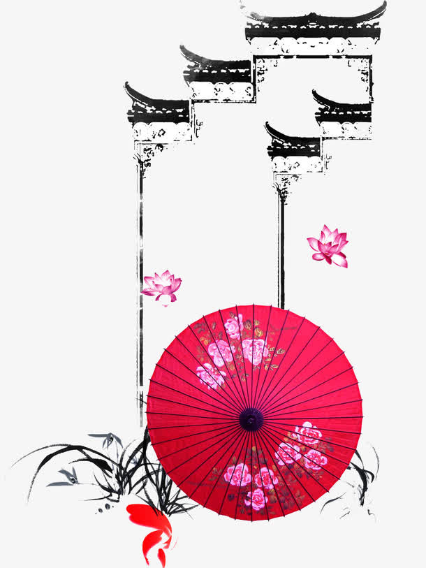 江南风景中国设计网免抠