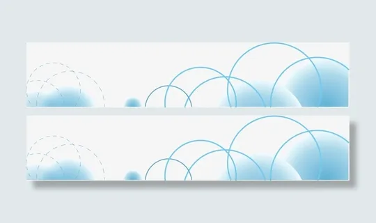 蓝色圆形底纹免抠