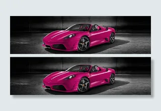 粉红色超跑酷炫背景汽车banner高清