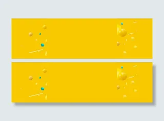 橙色 几何图形png素材免抠