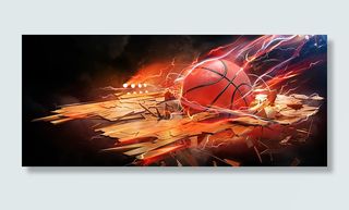 篮球背景banner装饰高清