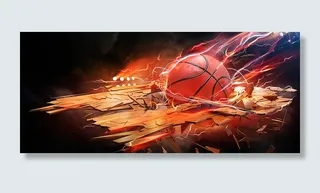 篮球背景banner装饰高清