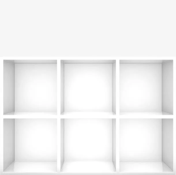 白色展柜免抠