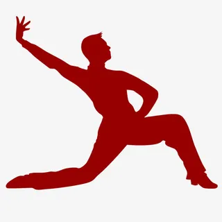 矢量桑巴单人舞动作剪影素材免抠