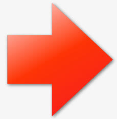 红色箭头指向标免抠