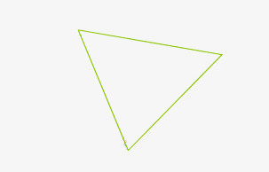 2016杭州大会三角形绿色边框免抠