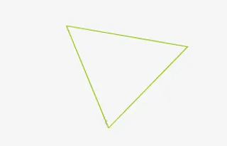 2016杭州大会三角形绿色边框免抠