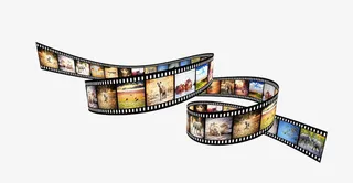 非洲动物拍摄胶卷免抠