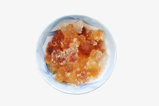 实物一碗桃胶png免抠