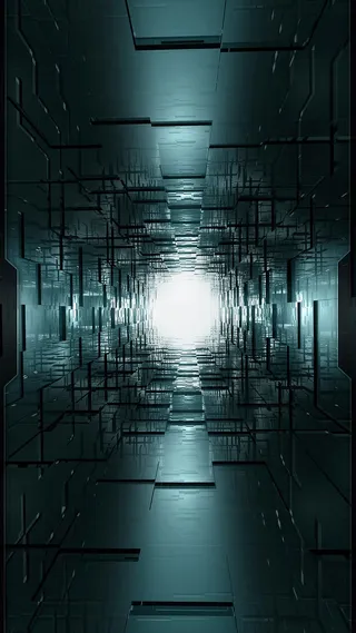 空间立体方块背景高清