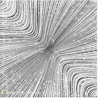 黑色弯曲线条免抠