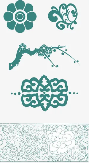 古建筑纹饰免抠