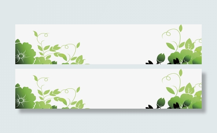 春天手绘植物绿叶藤蔓装饰免抠
